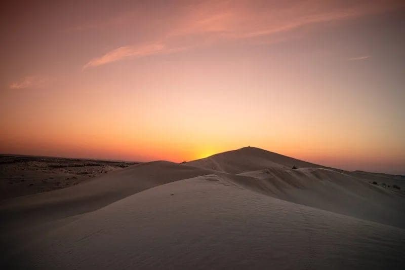 Sahara Desert sunset